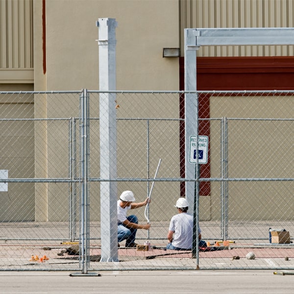 how much time can i rent the temporary fence for my building site or event in Hazlet